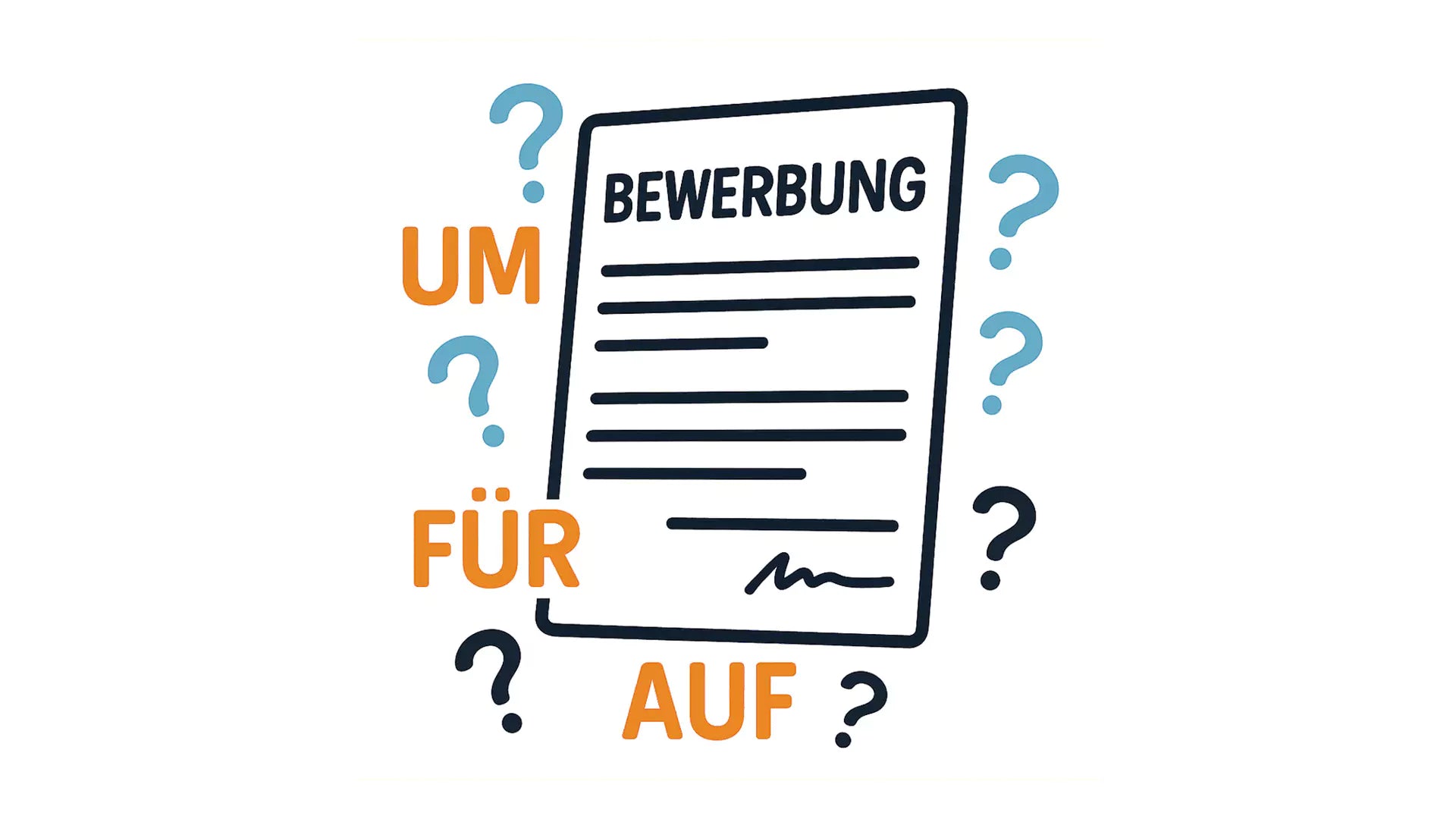 Bewerbung um oder für einen Job? – was ist richtig?