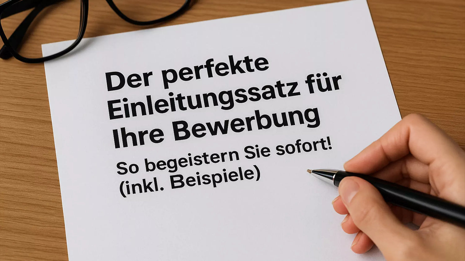 Der perfekte Einleitungssatz für Ihre Bewerbung: So begeistern Sie sofort (inkl. Beispiele)