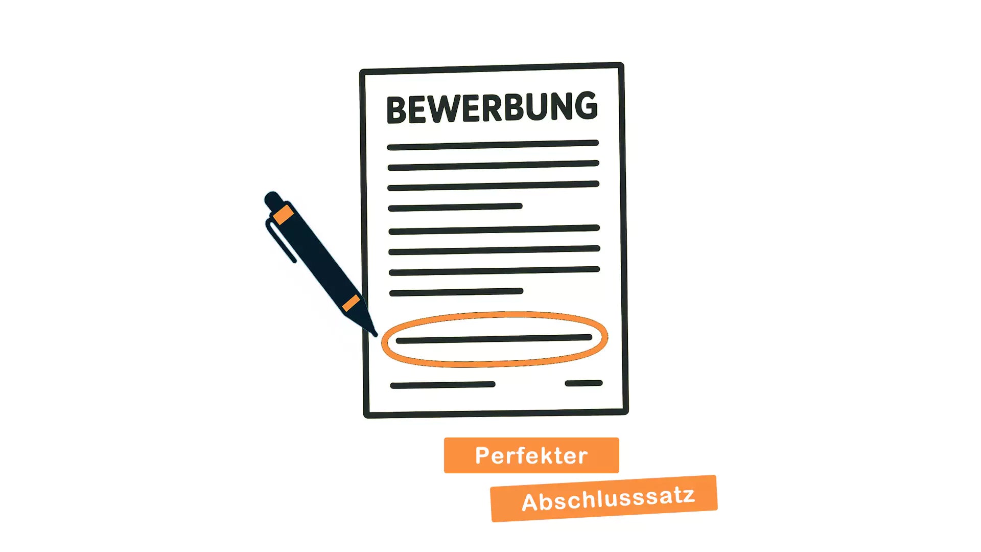 Der perfekte Abschlusssatz für Ihre Bewerbung: So bleiben Sie im Gedächtnis