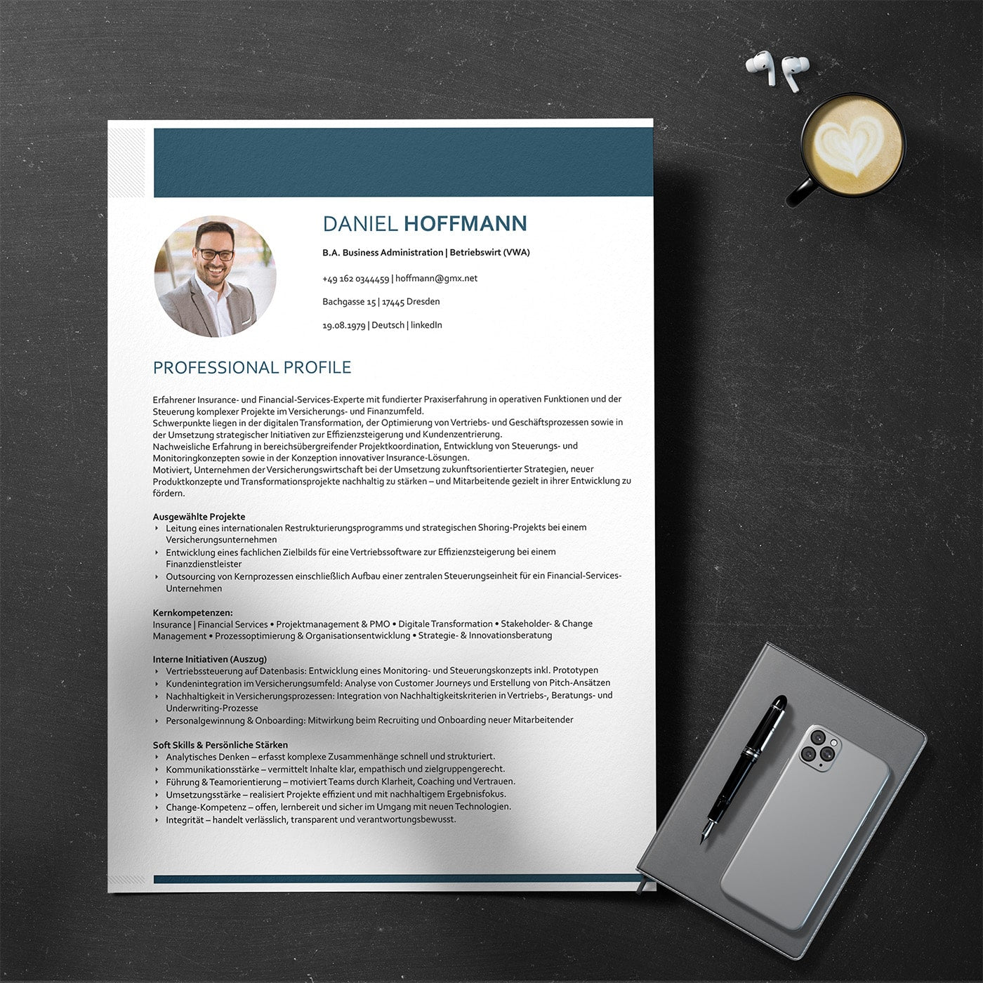 Einzelne Dokumente für Akademiker & Führungskräfte