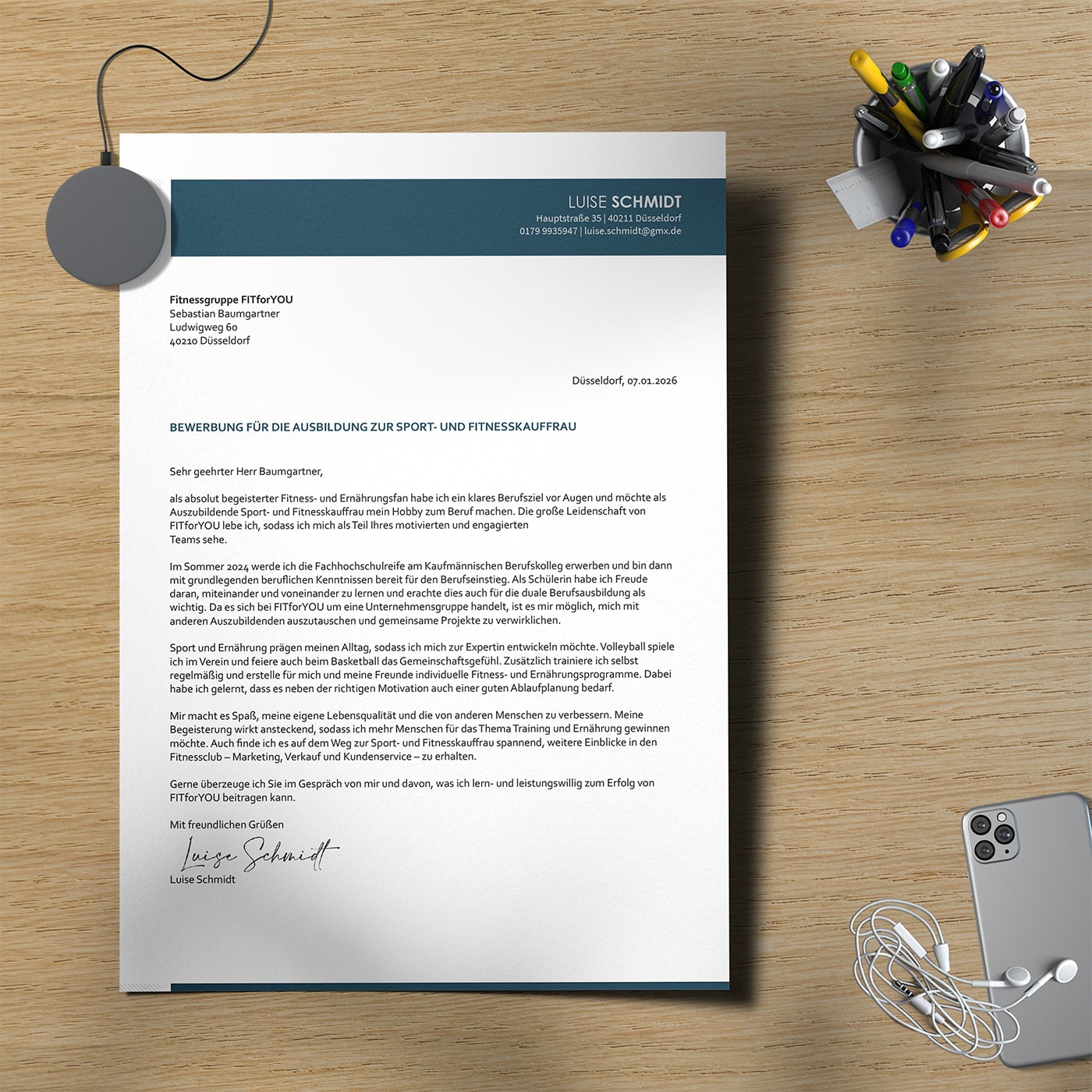 Einzelne Dokumente für Nachwuchstalente