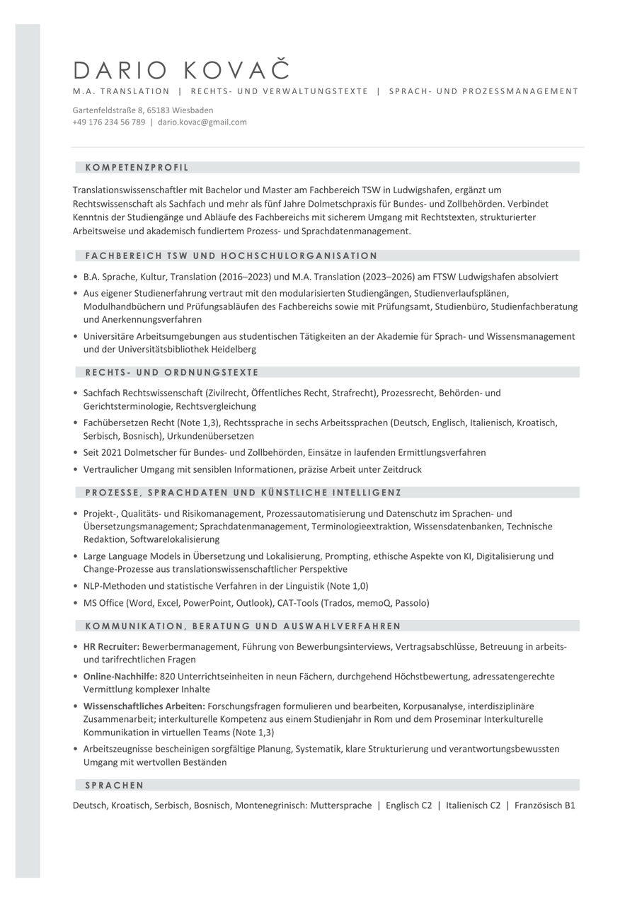 Professionelle Bewerbung von Bewerbung Schreiber, Seite 3