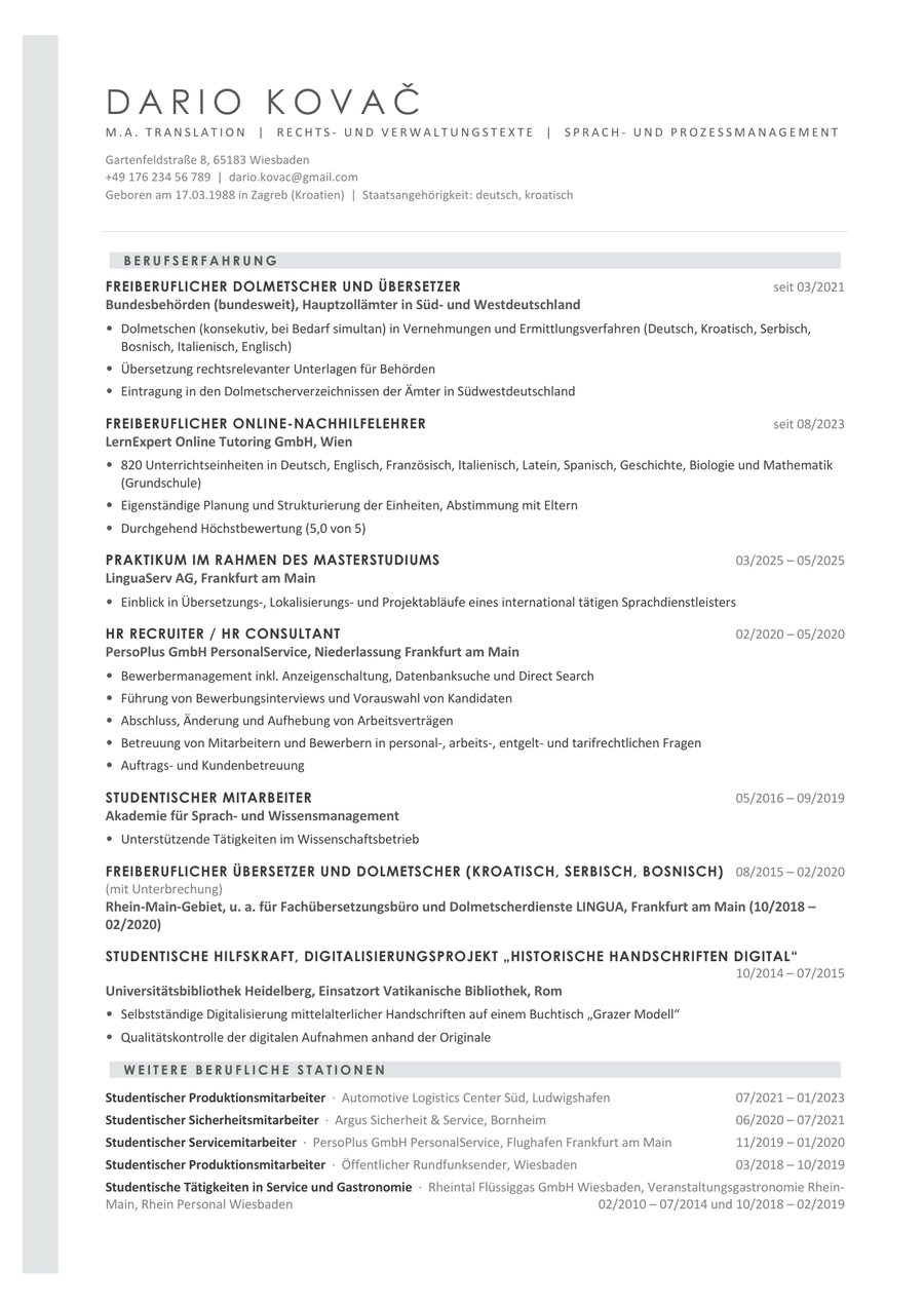 Professionelle Bewerbung von Bewerbung Schreiber, Seite 4