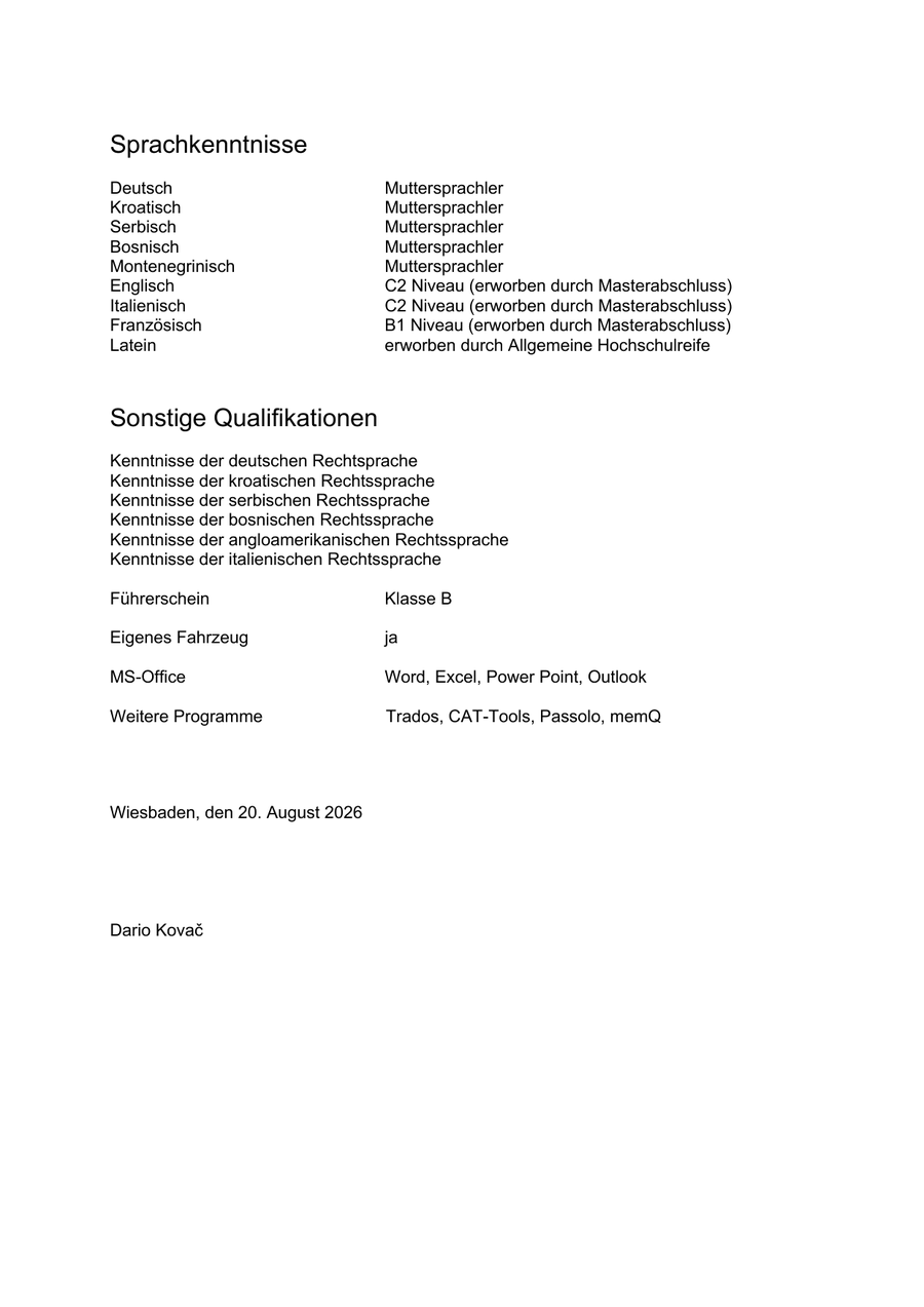 Ursprüngliche Bewerbung, Seite 5