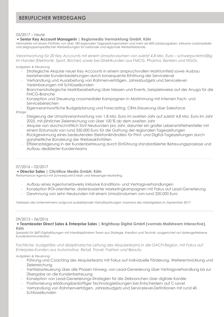 Professionelle Bewerbung von Bewerbung Schreiber, Beispiel 3, Seite 4